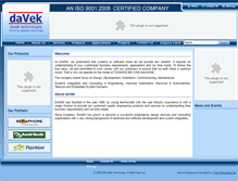 Tablet Screenshot of davektech.com